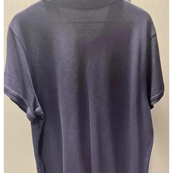 LL Bean Relaxed Fit Womens Solid Purple Short Sleeve Collared Polo Shirt Size 3X - Picture 4 of 5